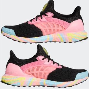 adidas Ultra Boost Black Pink Athletic Shoes
